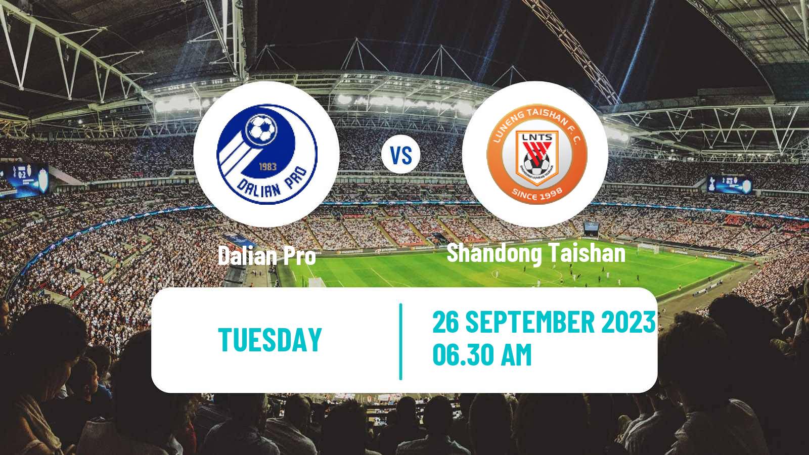 Soccer Chinese FA Cup Dalian Pro - Shandong Taishan
