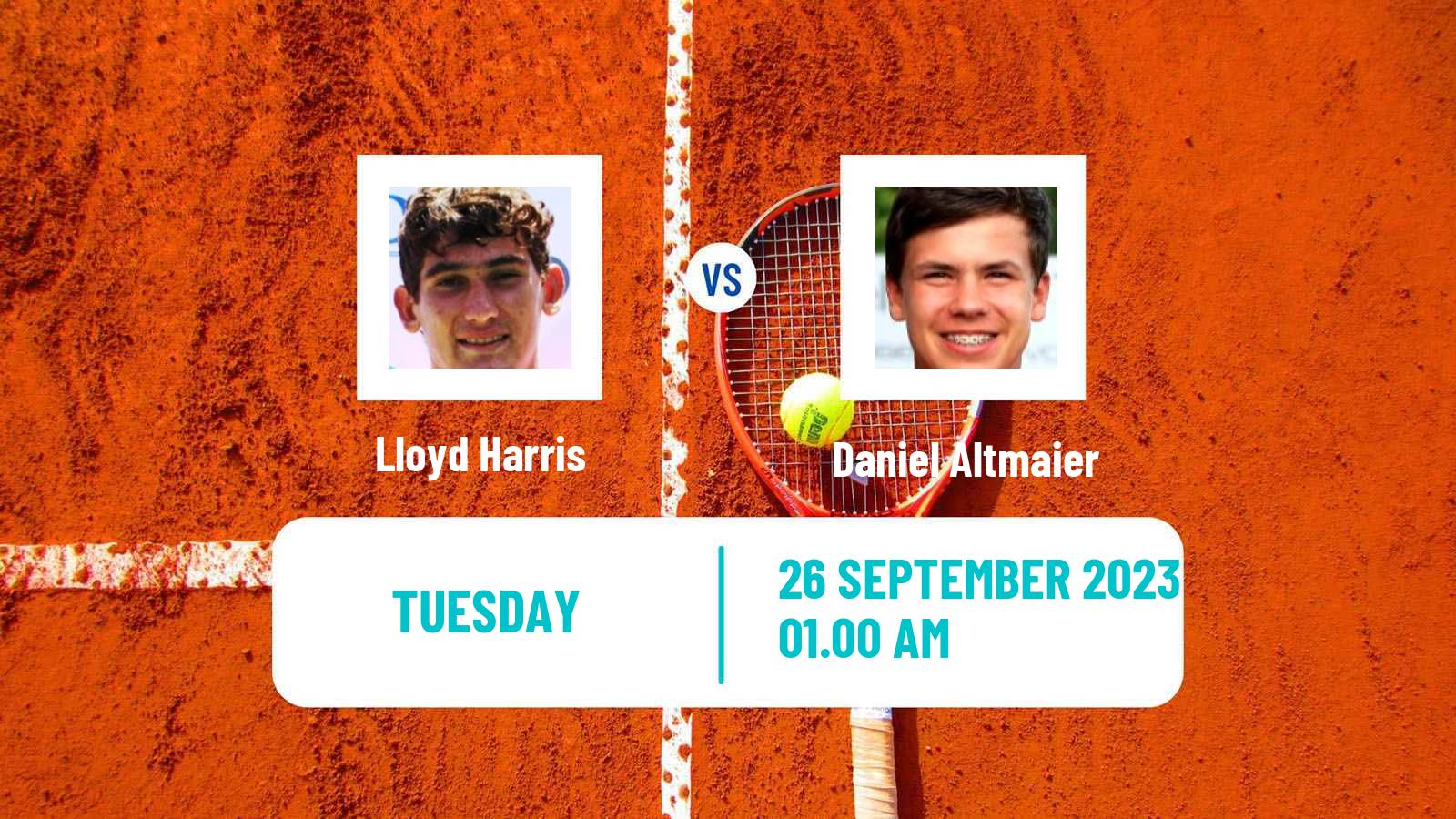 Tennis ATP Beijing Lloyd Harris - Daniel Altmaier