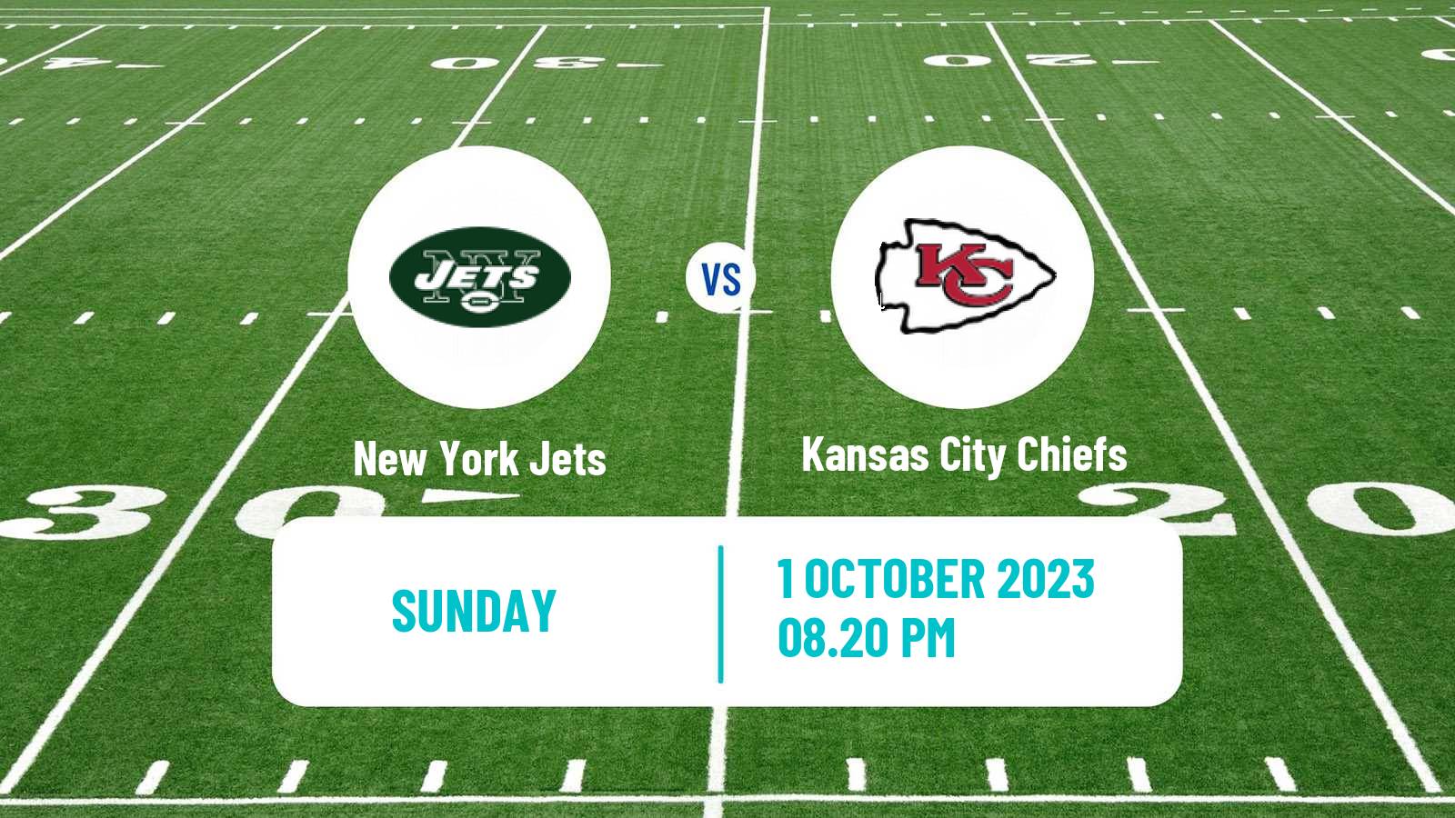 American football NFL New York Jets - Kansas City Chiefs