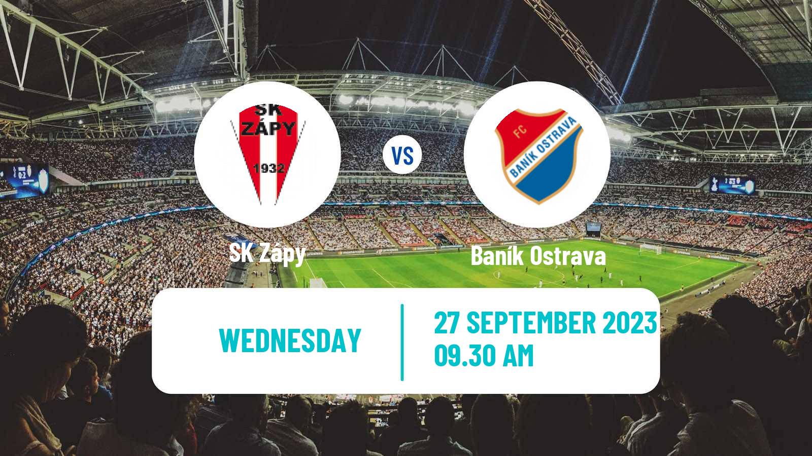 Soccer Czech Cup Zápy - Baník Ostrava