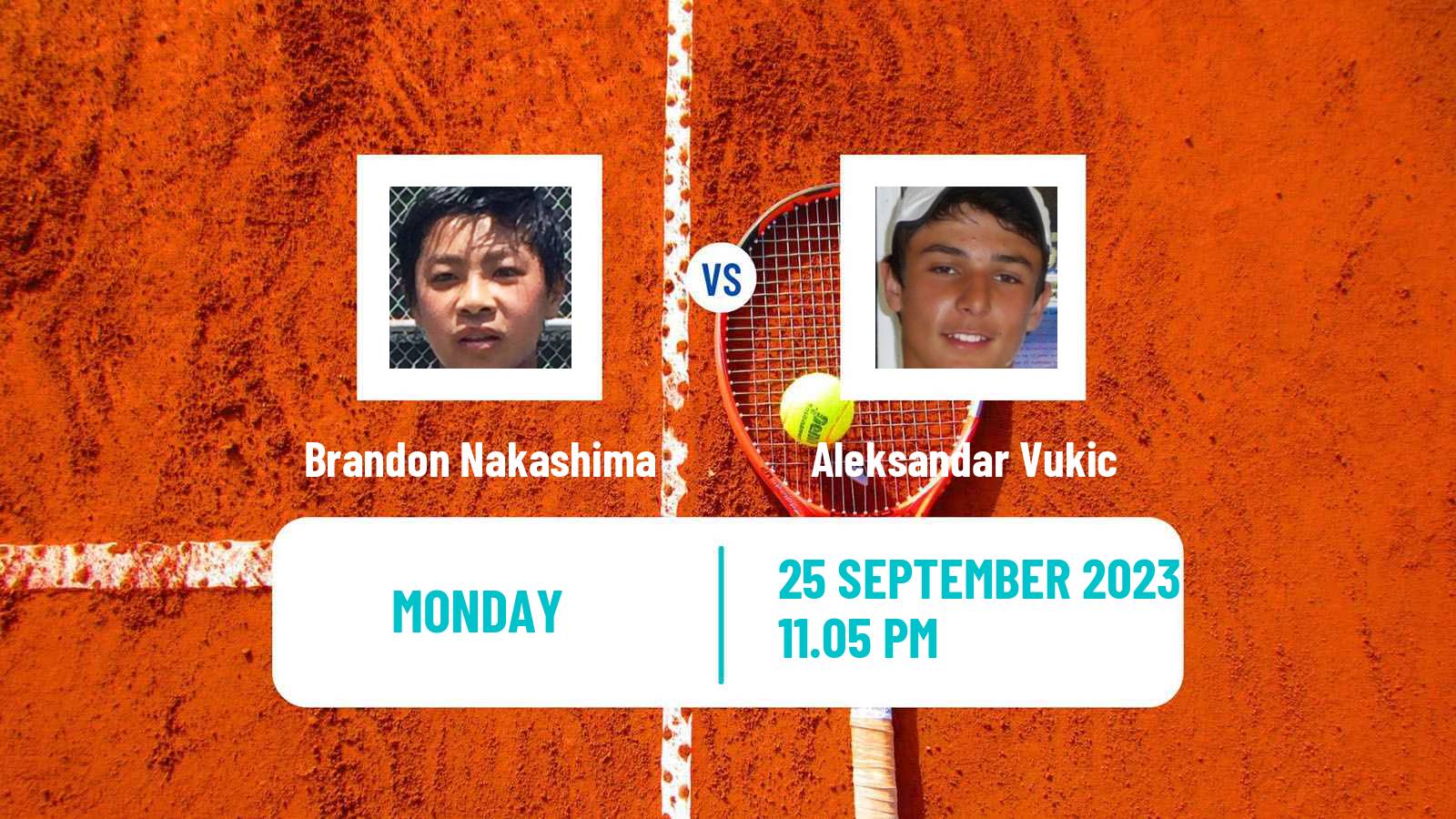 Tennis ATP Beijing Brandon Nakashima - Aleksandar Vukic