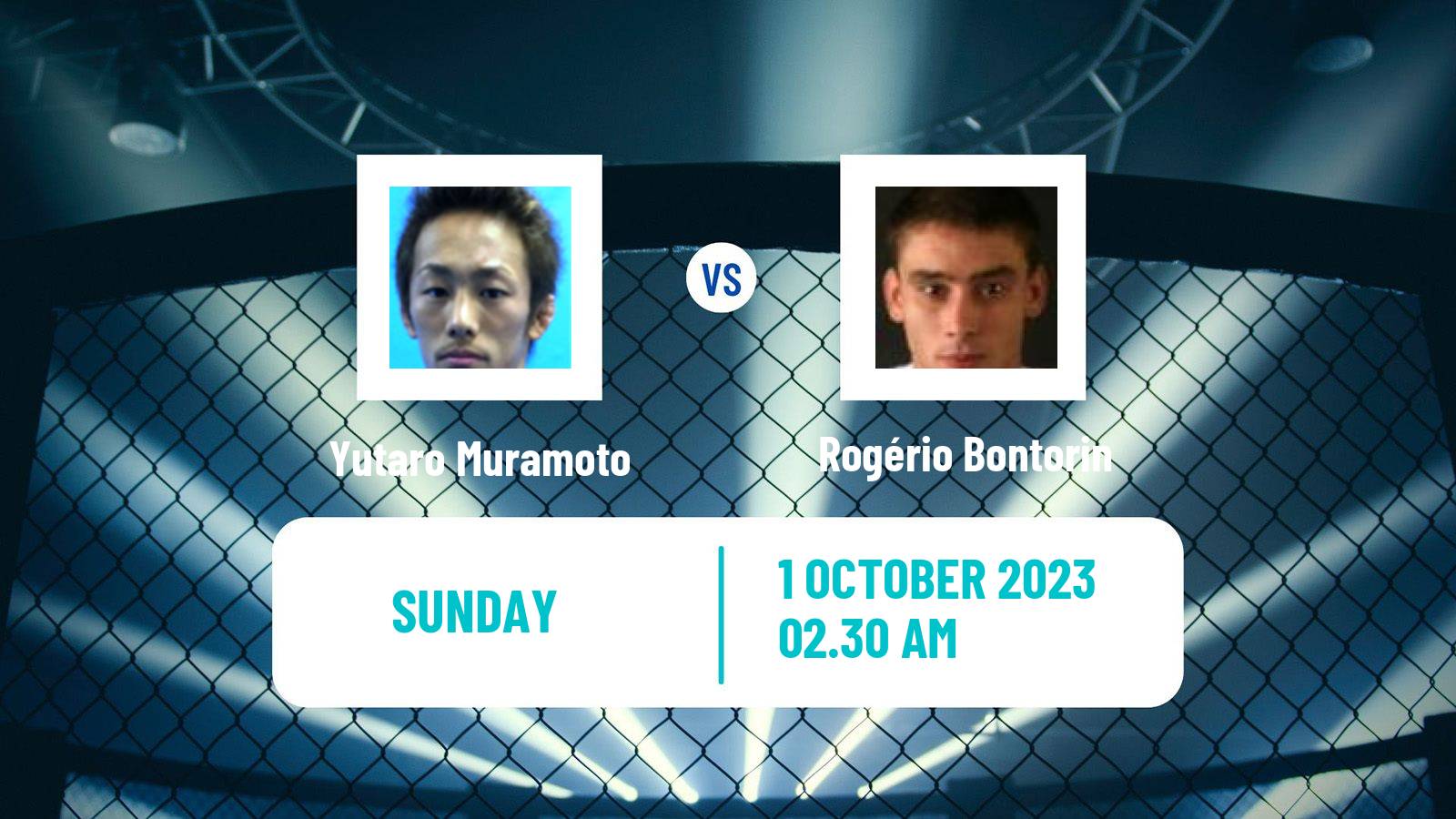 MMA Flyweight Rizin Men Yutaro Muramoto - Rogério Bontorin