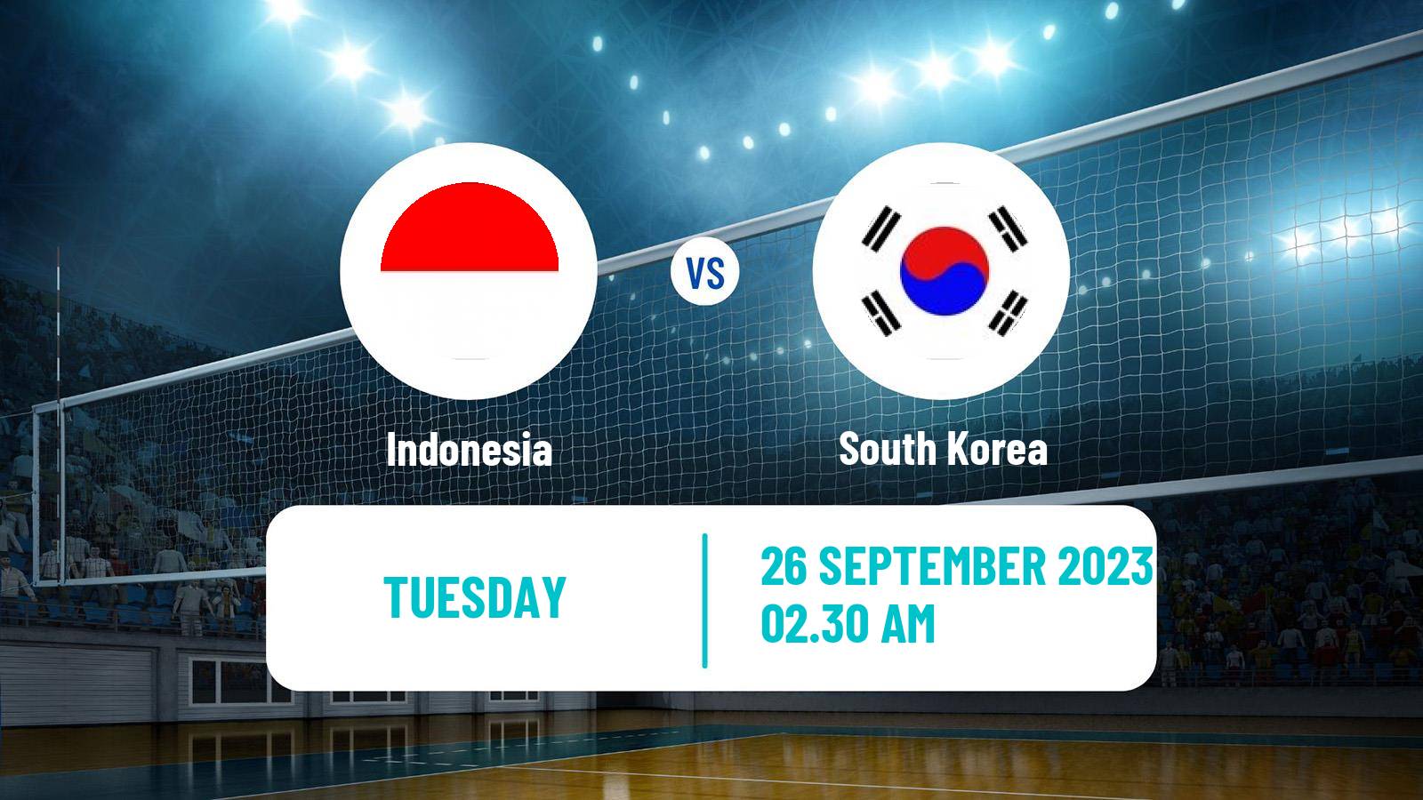 Volleyball Asian Games Volleyball Indonesia - South Korea