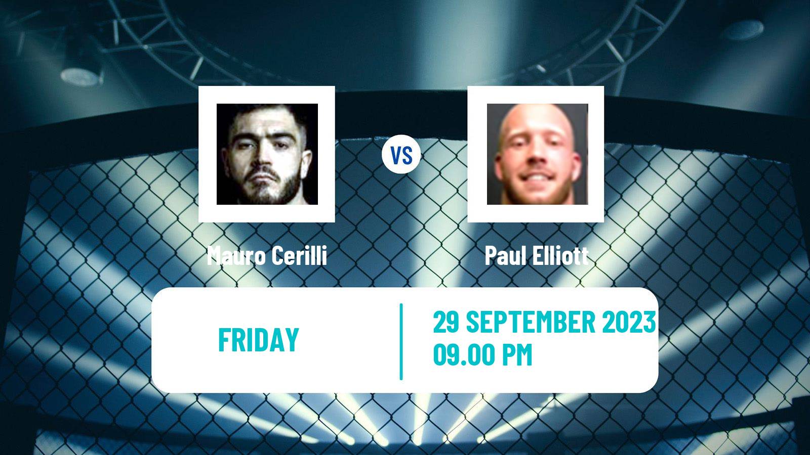 MMA Heavyweight One Championship Men Mauro Cerilli - Paul Elliott