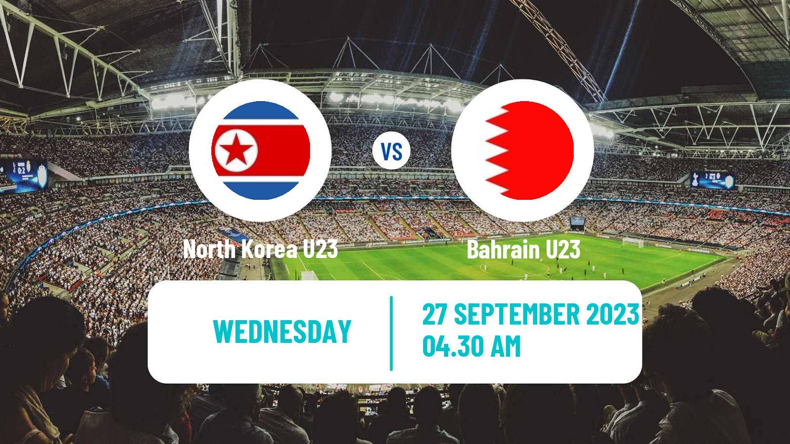 Soccer Asian Games Football North Korea U23 - Bahrain U23