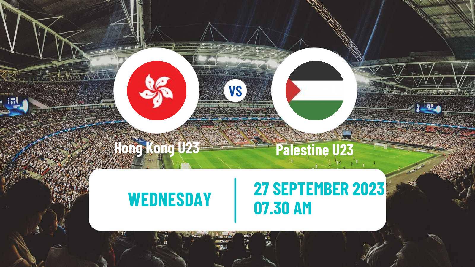 Soccer Asian Games Football Hong Kong U23 - Palestine U23