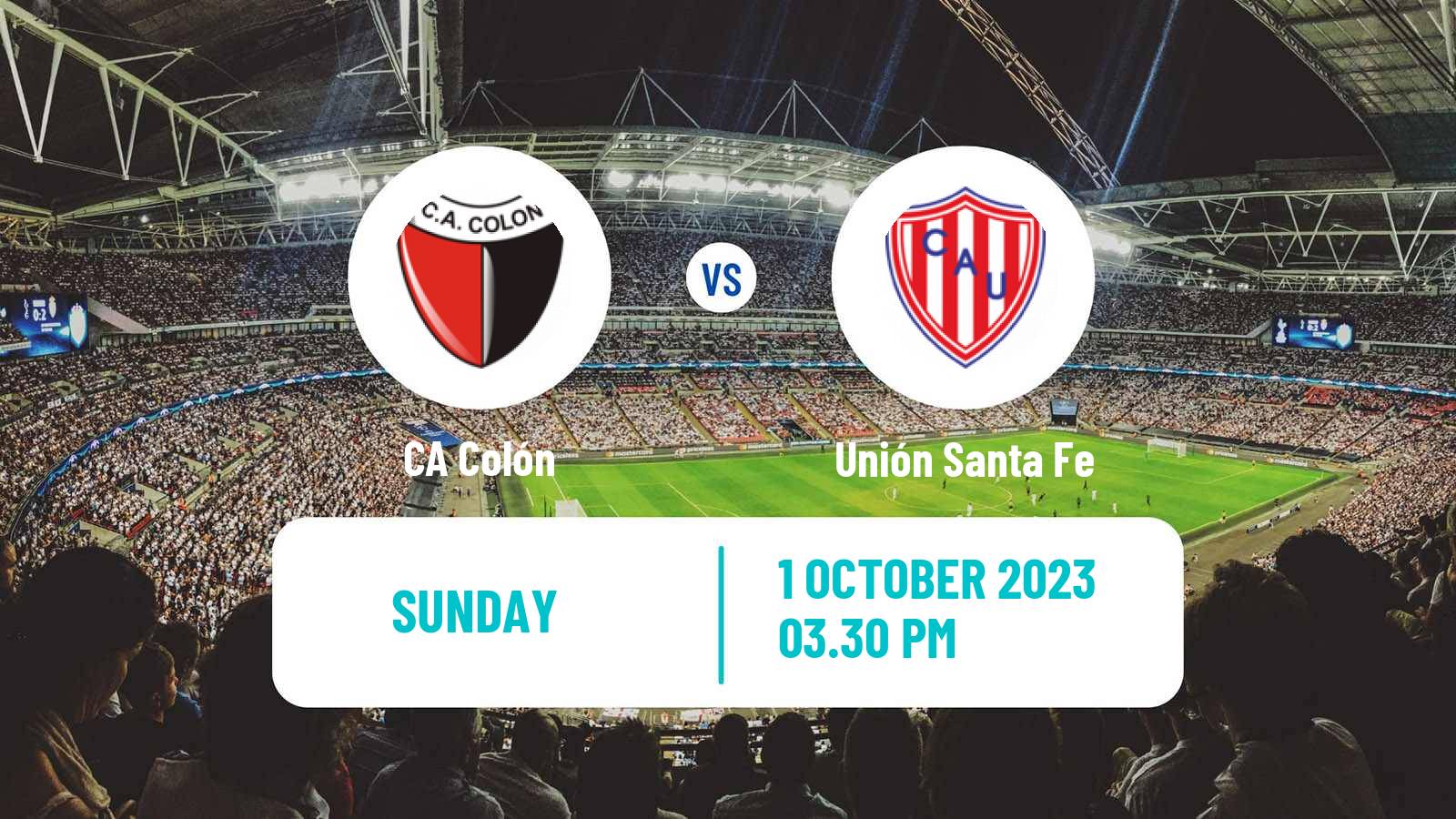 Soccer Argentinian Copa de la Liga Profesional Colón - Unión Santa Fe