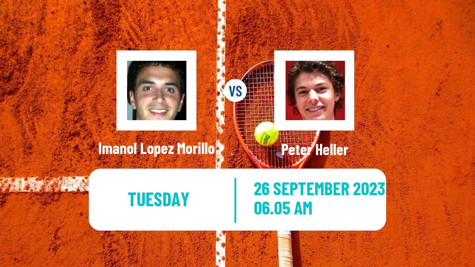 Tennis ITF M25 Sabadell 2 Men 2023 Imanol Lopez Morillo - Peter Heller