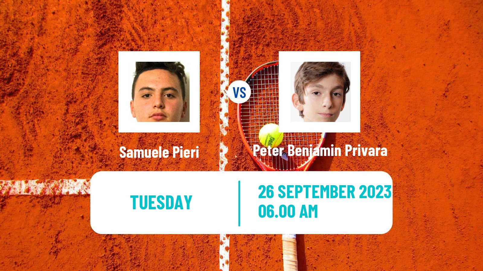 Tennis ITF M15 Monastir 52 Men 2023 Samuele Pieri - Peter Benjamin Privara