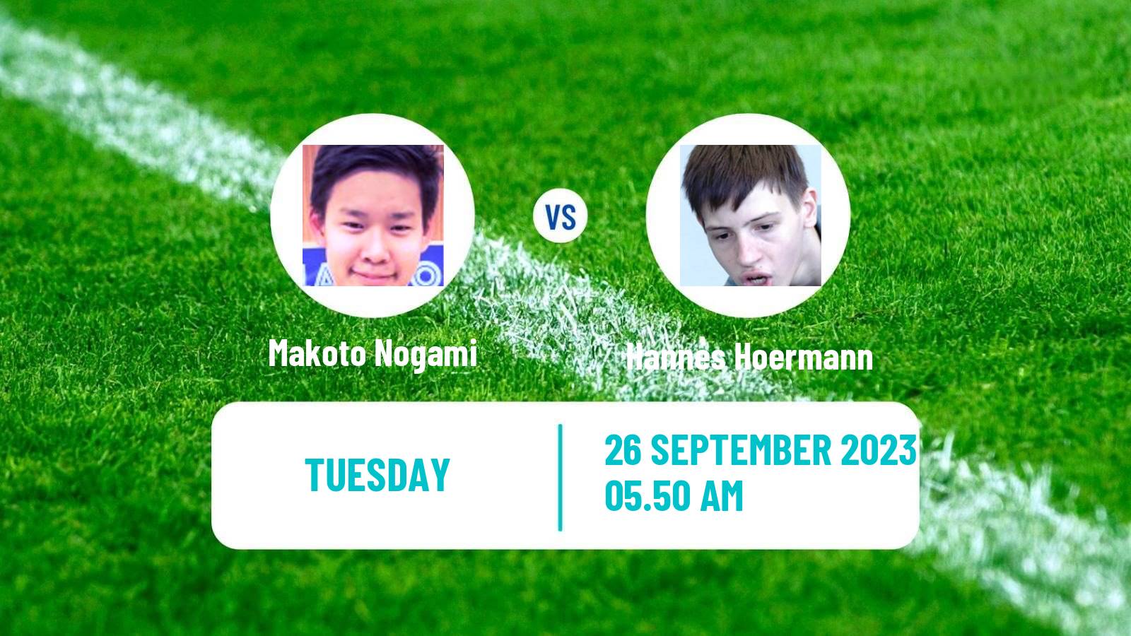 Table tennis Challenger Series Men Makoto Nogami - Hannes Hoermann