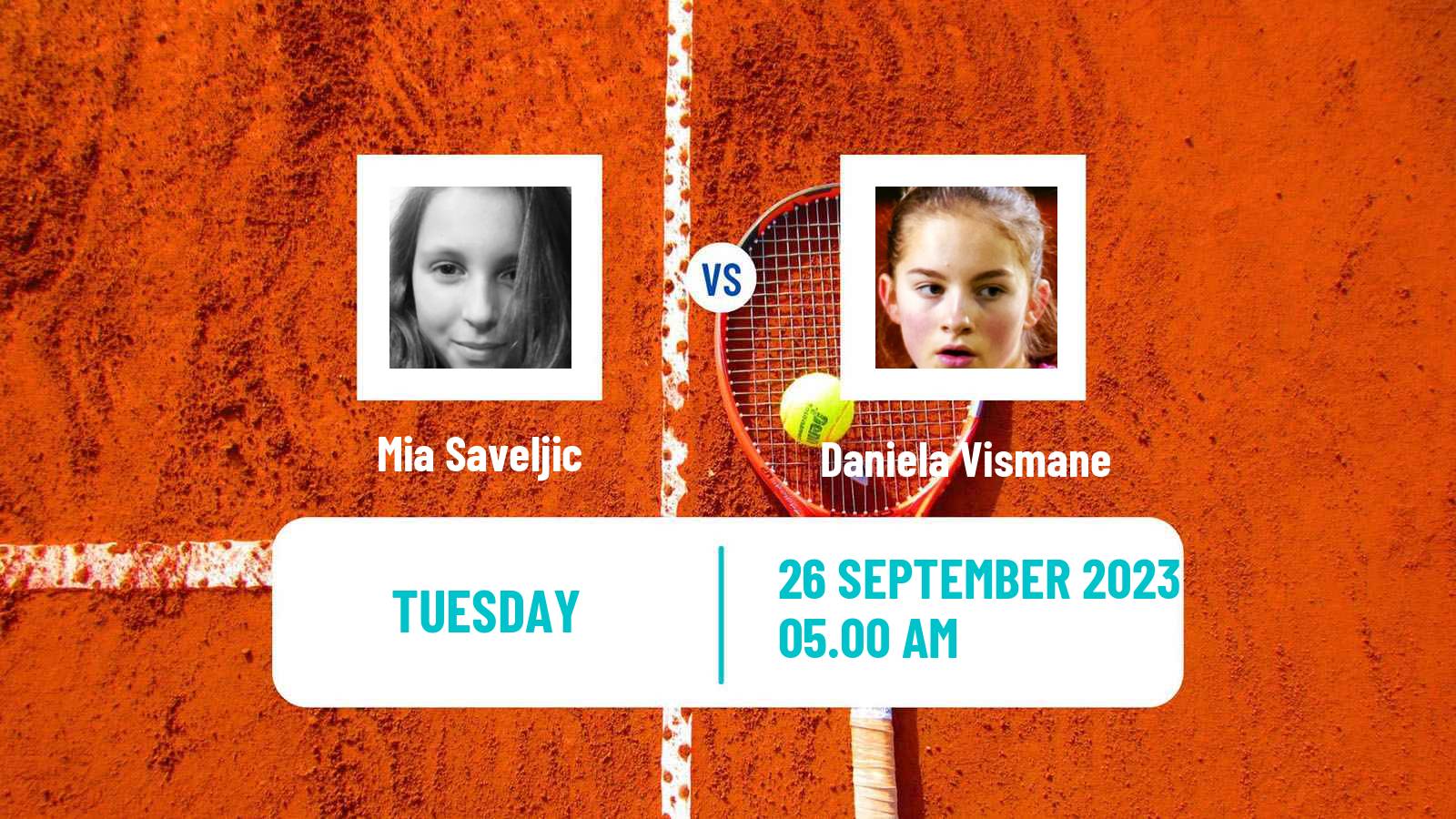Tennis ITF W40 Kursumlijska Banja Women Mia Saveljic - Daniela Vismane