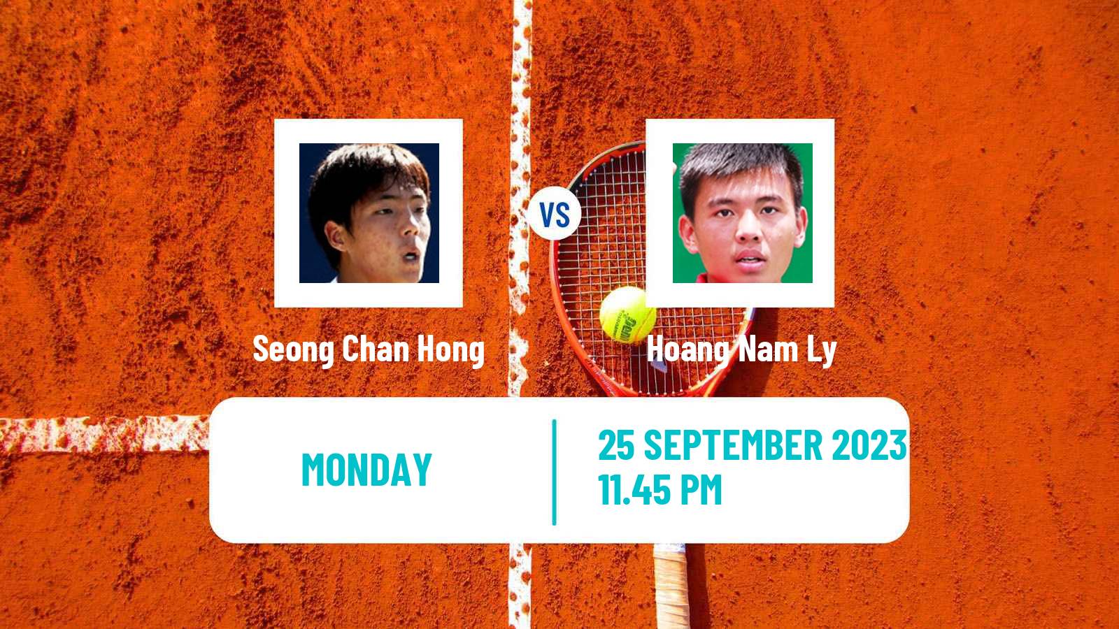Tennis ATP Asian Games Seong Chan Hong - Hoang Nam Ly