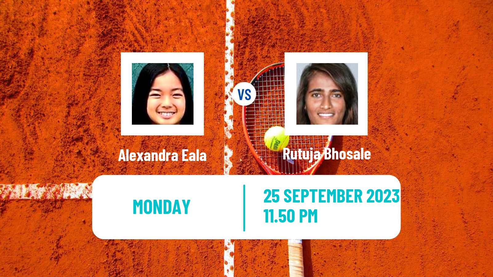 Tennis WTA Asian Games Alexandra Eala - Rutuja Bhosale