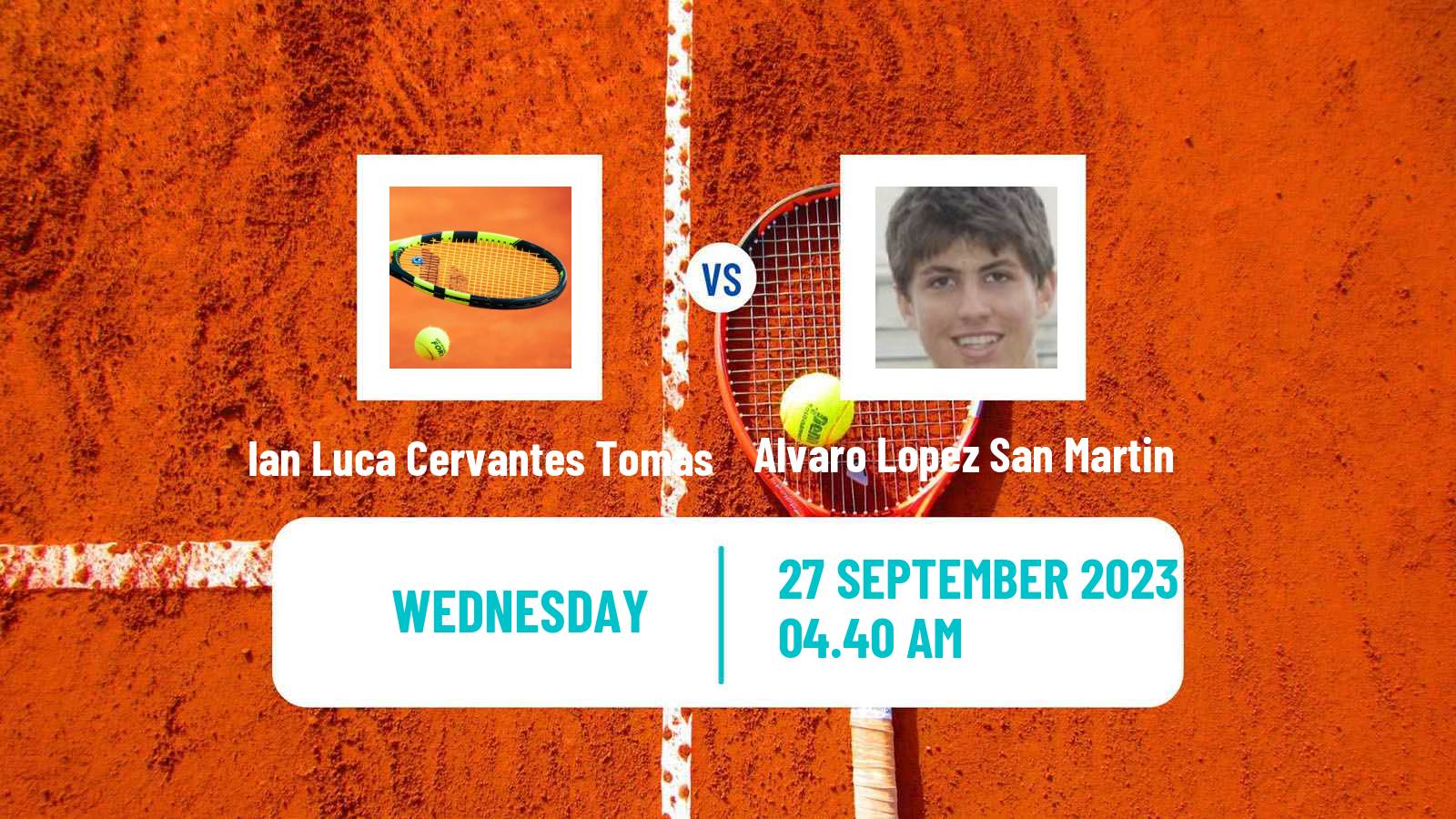 Tennis ITF M25 Sabadell 2 Men Ian Luca Cervantes Tomas - Alvaro Lopez San Martin