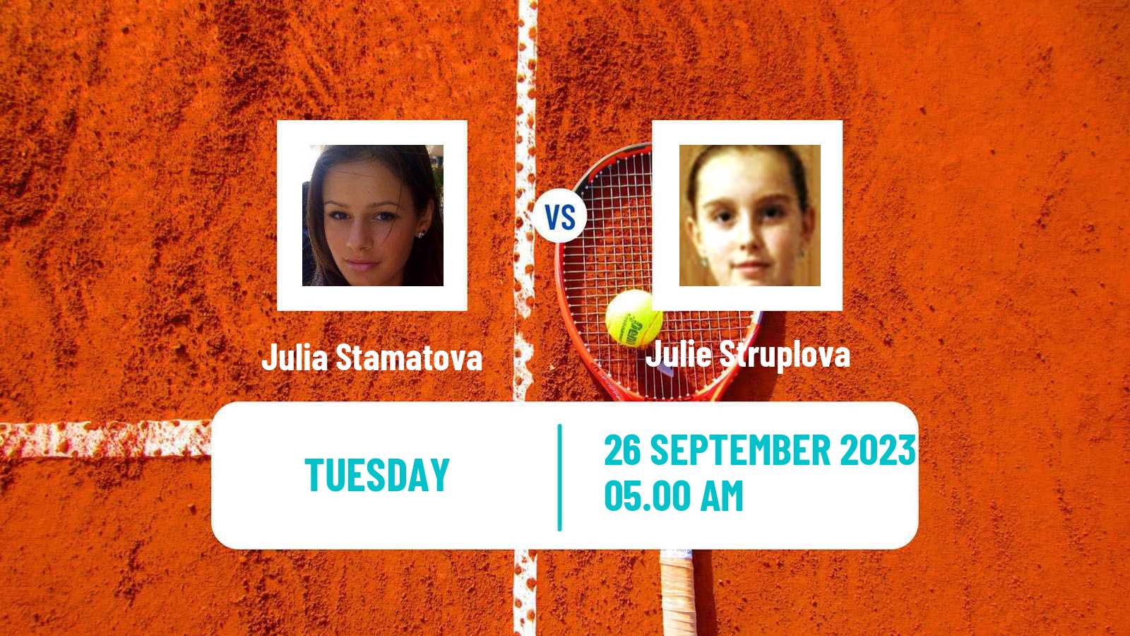 Tennis ITF W40 Kursumlijska Banja Women Julia Stamatova - Julie Struplova