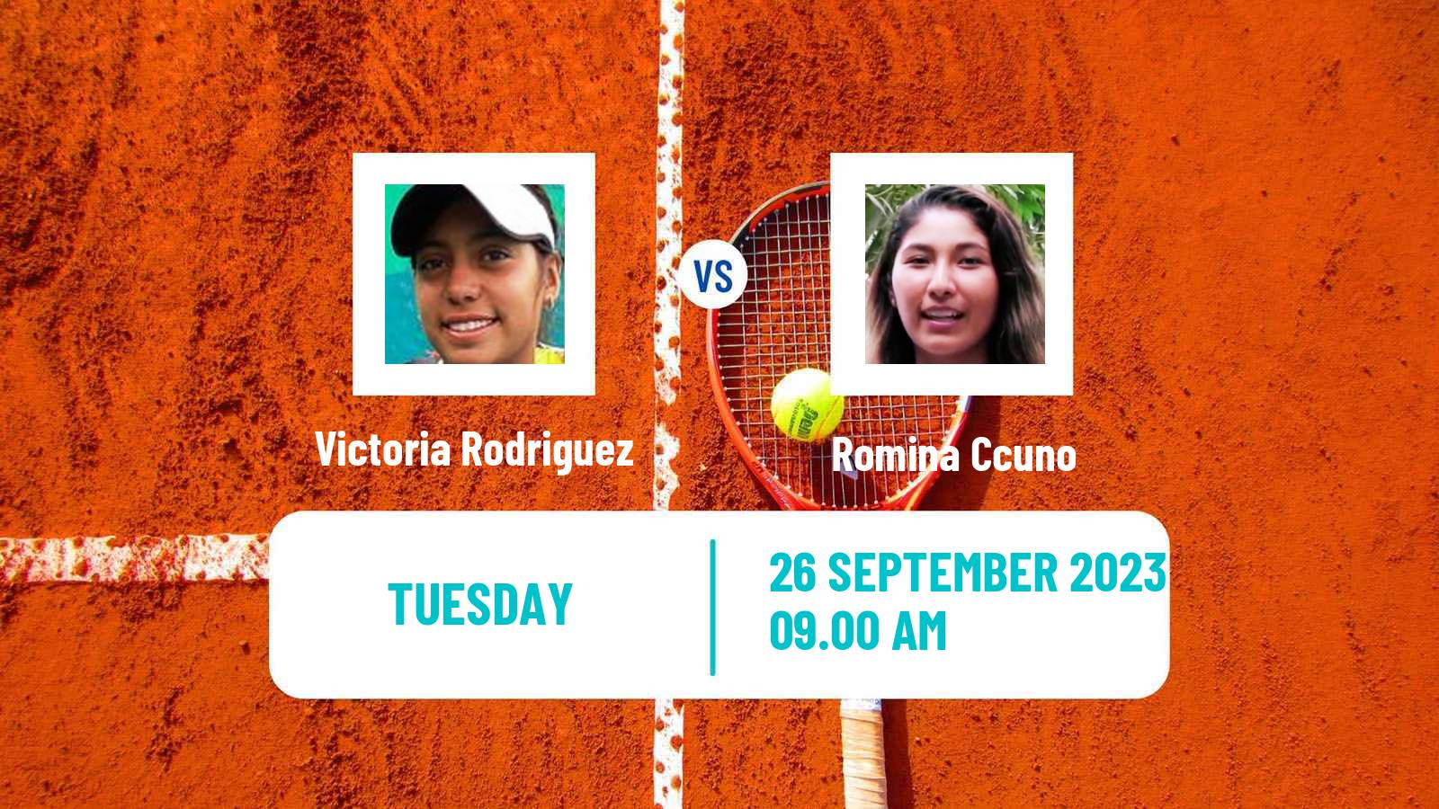 Tennis ITF W25 Lujan Women Victoria Rodriguez - Romina Ccuno