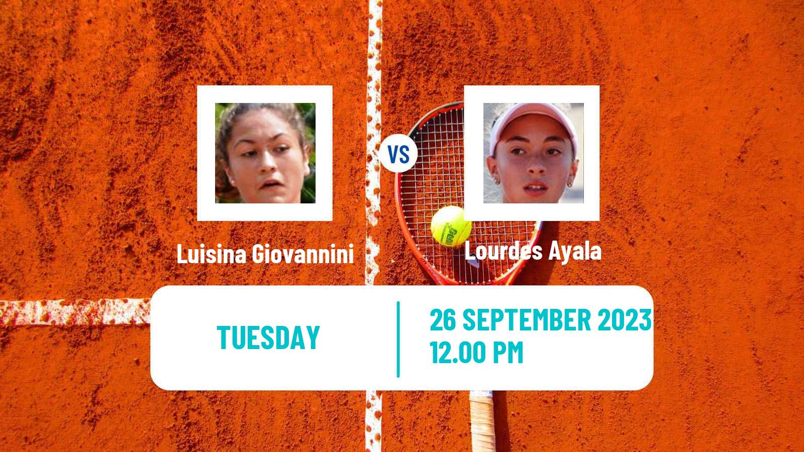 Tennis ITF W25 Lujan Women Luisina Giovannini - Lourdes Ayala