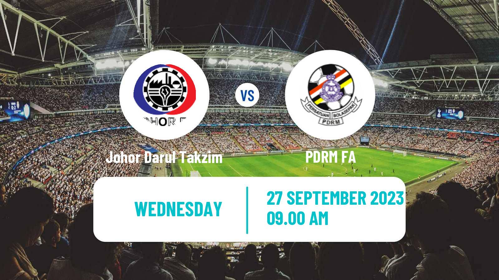 Soccer Malaysian Super League Johor Darul Takzim - PDRM FA