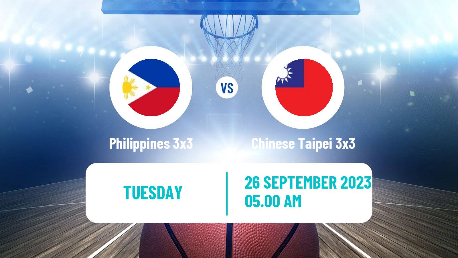 Basketball Asian Games Basketball 3x3 Philippines 3x3 - Chinese Taipei 3x3