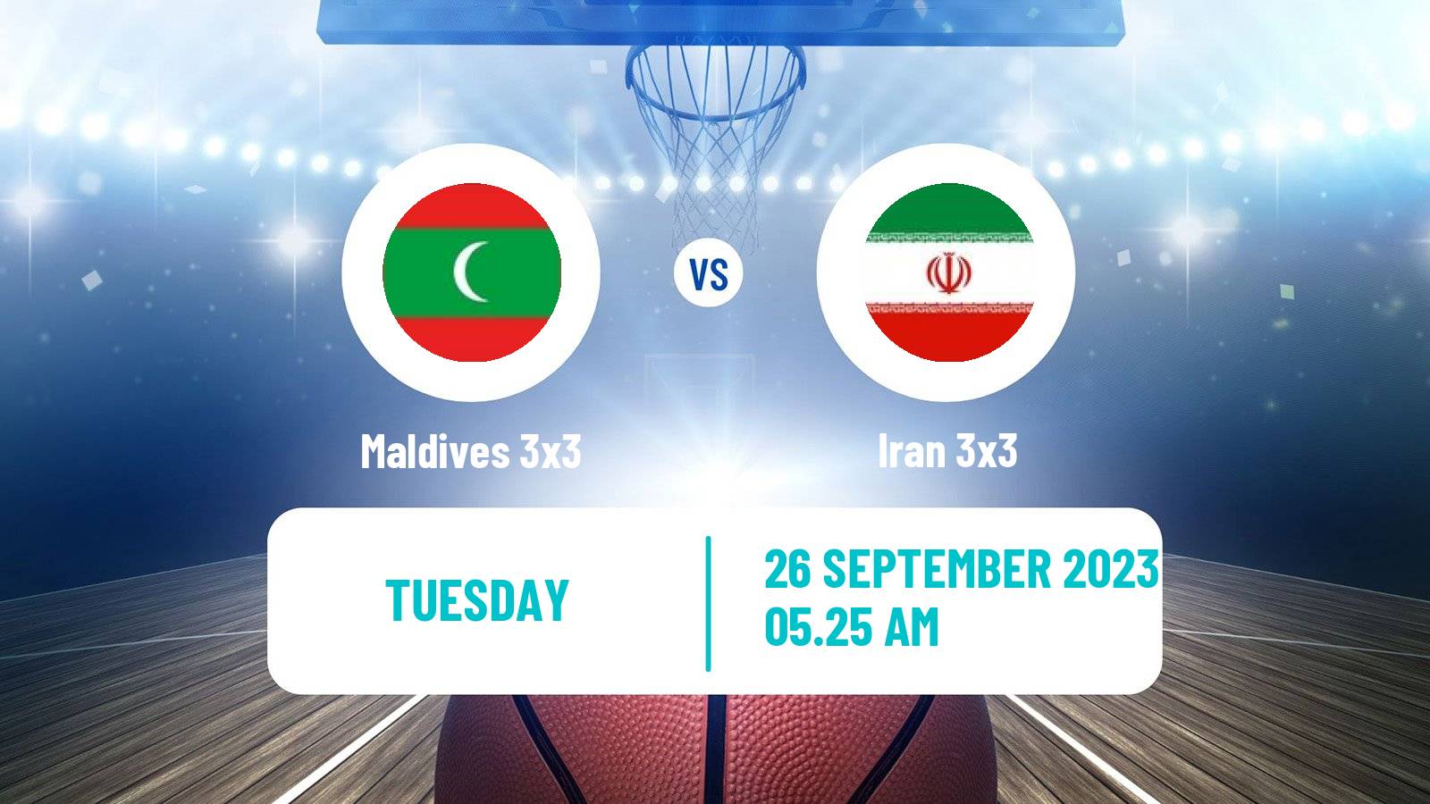 Basketball Asian Games Basketball 3x3 Maldives 3x3 - Iran 3x3