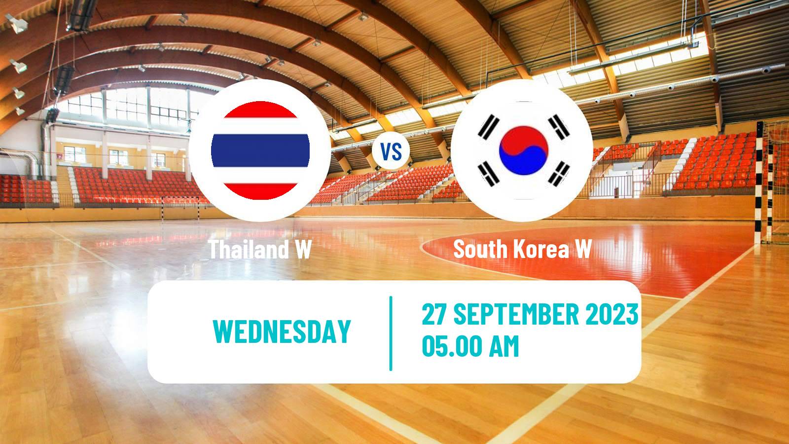 Handball Asian Games Handball Women Thailand W - South Korea W