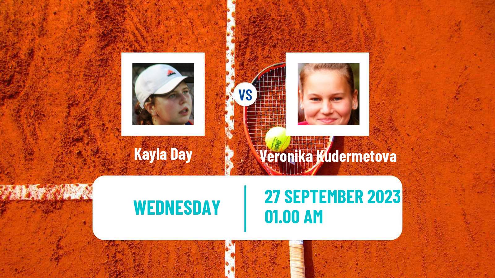 Tennis WTA Tokyo Kayla Day - Veronika Kudermetova