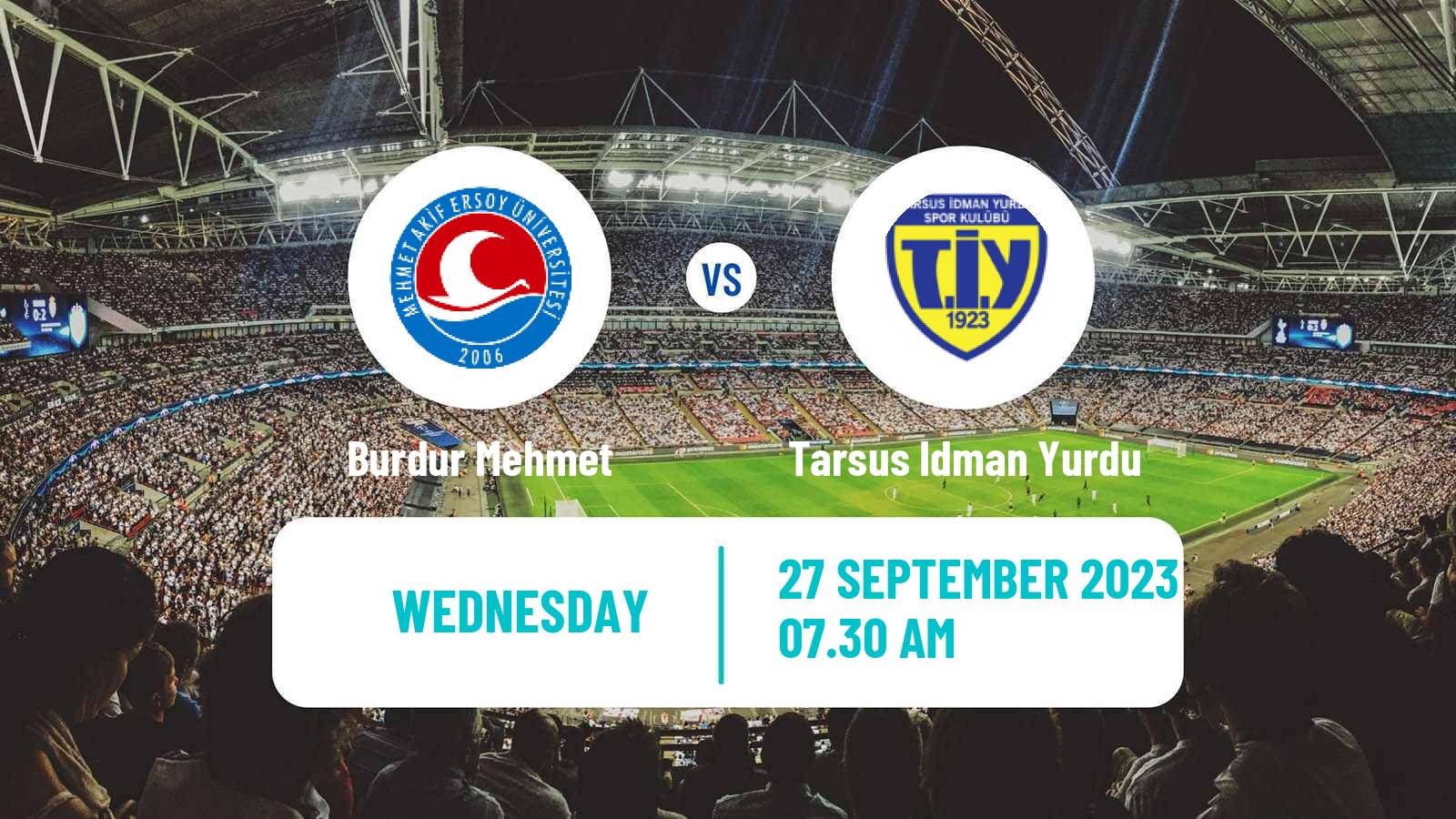 Soccer Turkish Cup Burdur Mehmet - Tarsus Idman Yurdu