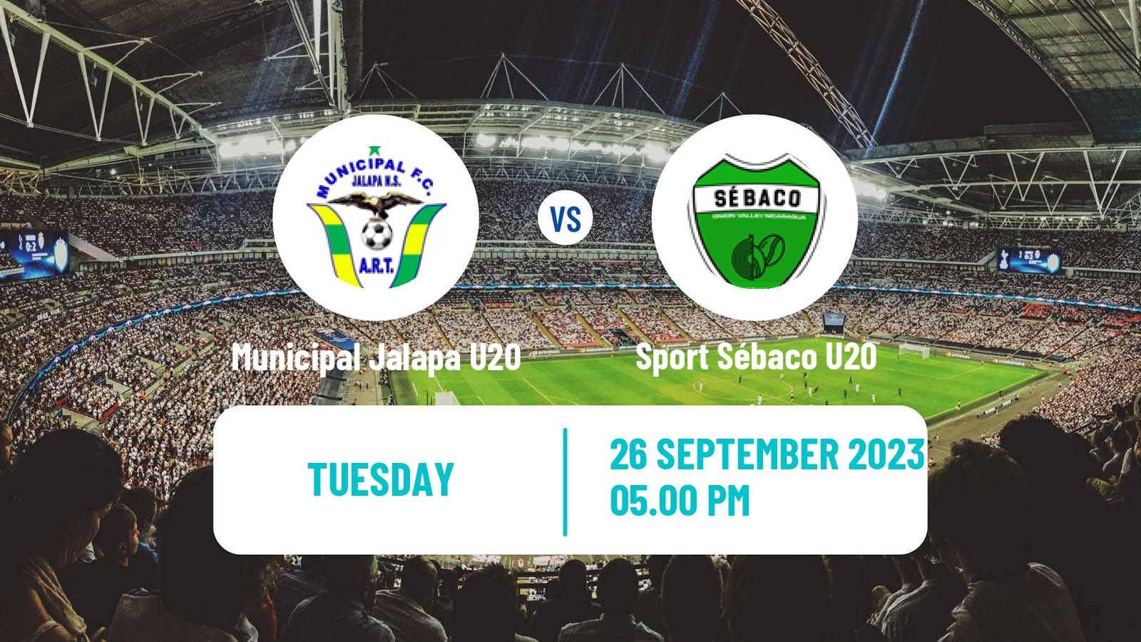 Soccer Nicaraguan Liga Primera U20 Municipal Jalapa U20 - Sport Sébaco U20