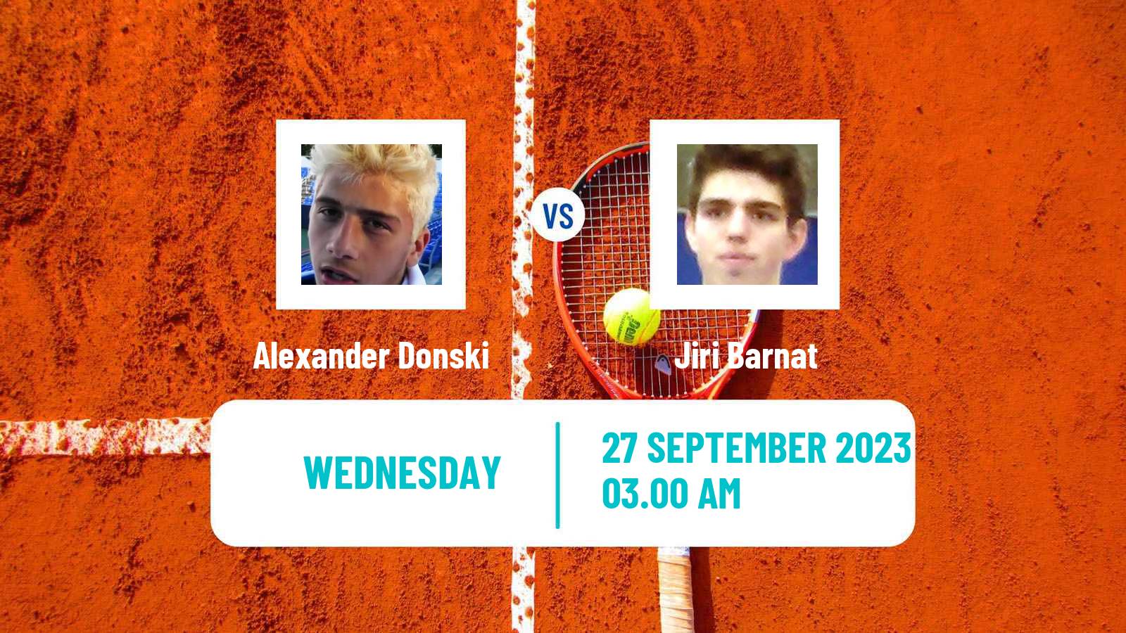 Tennis ITF M25 Pazardzhik Men Alexander Donski - Jiri Barnat