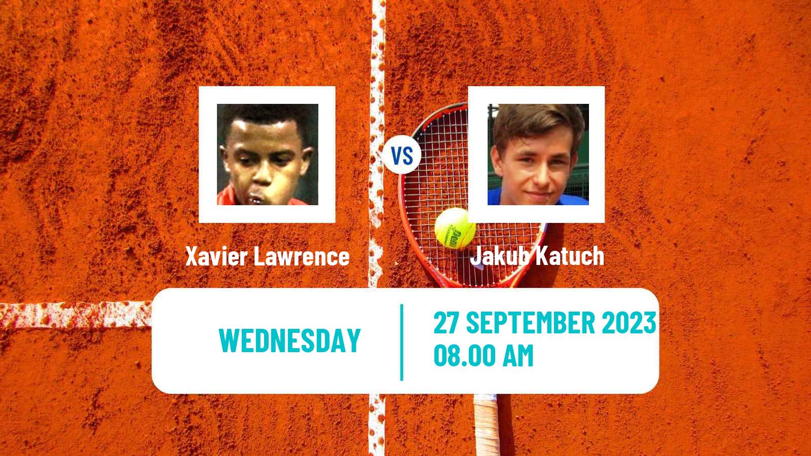 Tennis ITF M15 Sharm Elsheikh 11 Men 2023 Xavier Lawrence - Jakub Katuch
