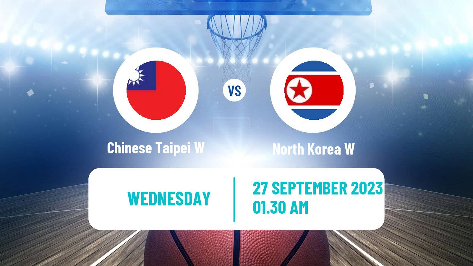 Basketball Asian Games Basketball Women Chinese Taipei W - North Korea W