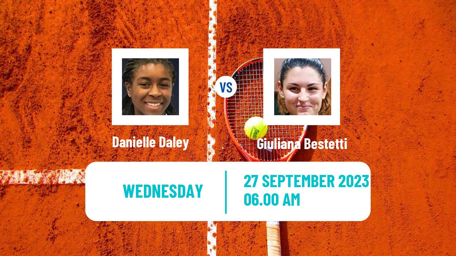 Tennis ITF W15 Sharm Elsheikh 12 Women Danielle Daley - Giuliana Bestetti