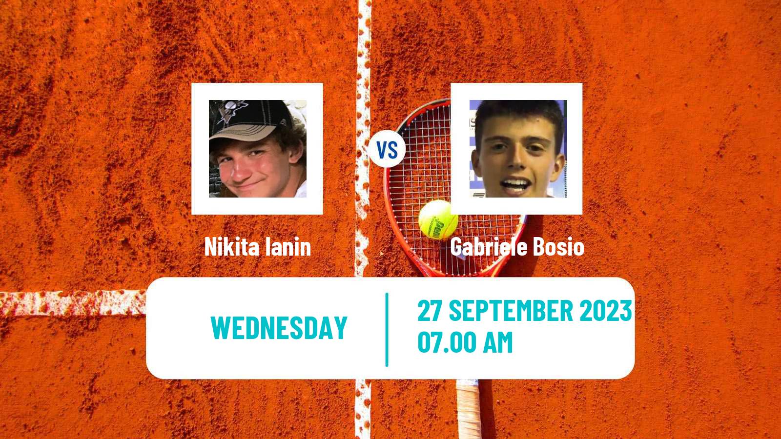 Tennis ITF M15 Sharm Elsheikh 11 Men Nikita Ianin - Gabriele Bosio