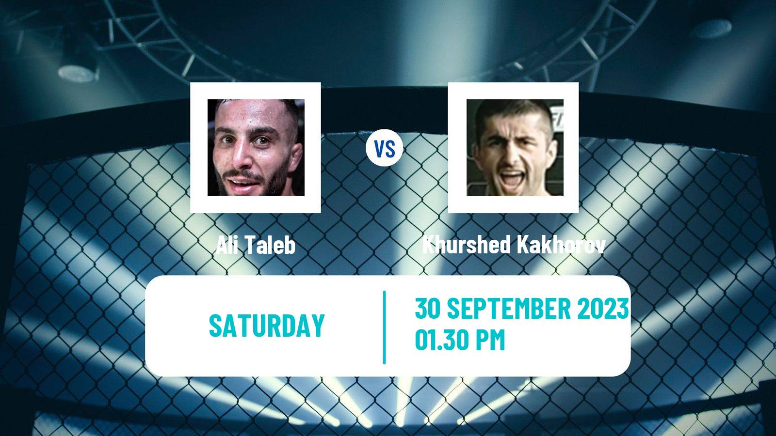 MMA Bantamweight Pfl Men Ali Taleb - Khurshed Kakhorov