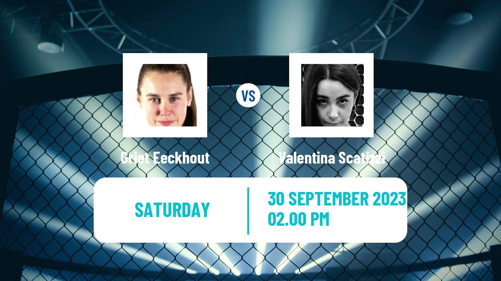 MMA Flyweight Women Pfl Griet Eeckhout - Valentina Scatizzi