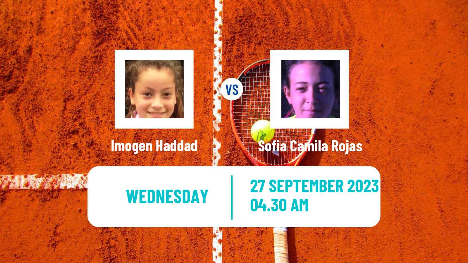 Tennis ITF W15 Monastir 34 Women Imogen Haddad - Sofia Camila Rojas