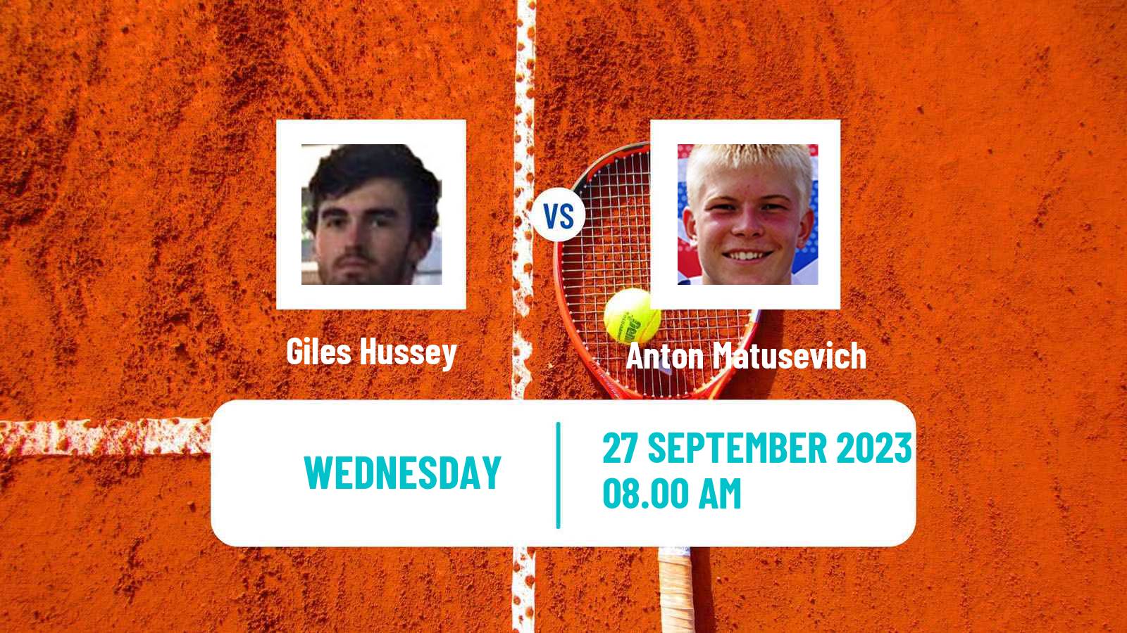 Tennis ITF M25 Falun Men Giles Hussey - Anton Matusevich