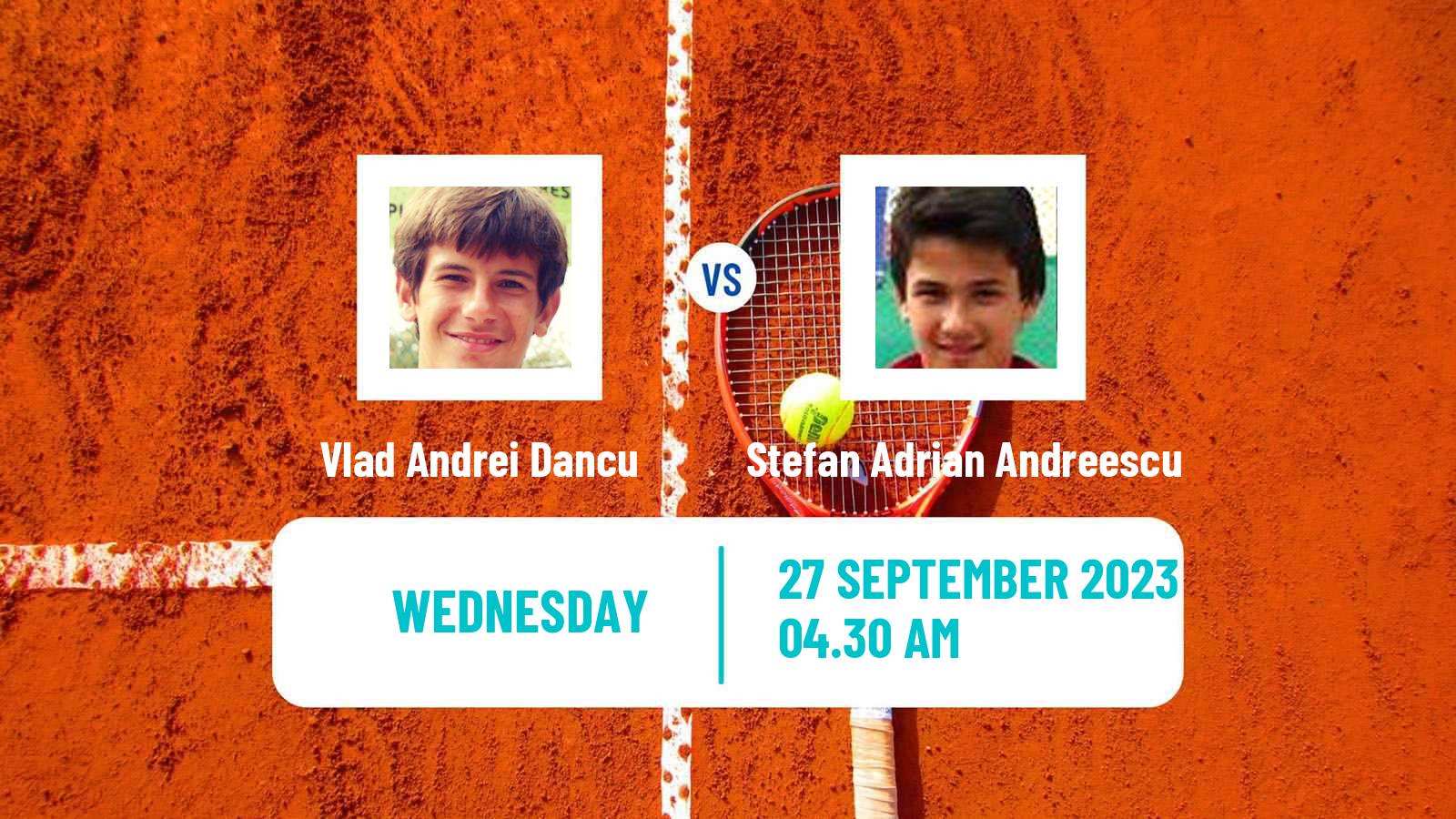 Tennis ITF M15 Arad Men Vlad Andrei Dancu - Stefan Adrian Andreescu