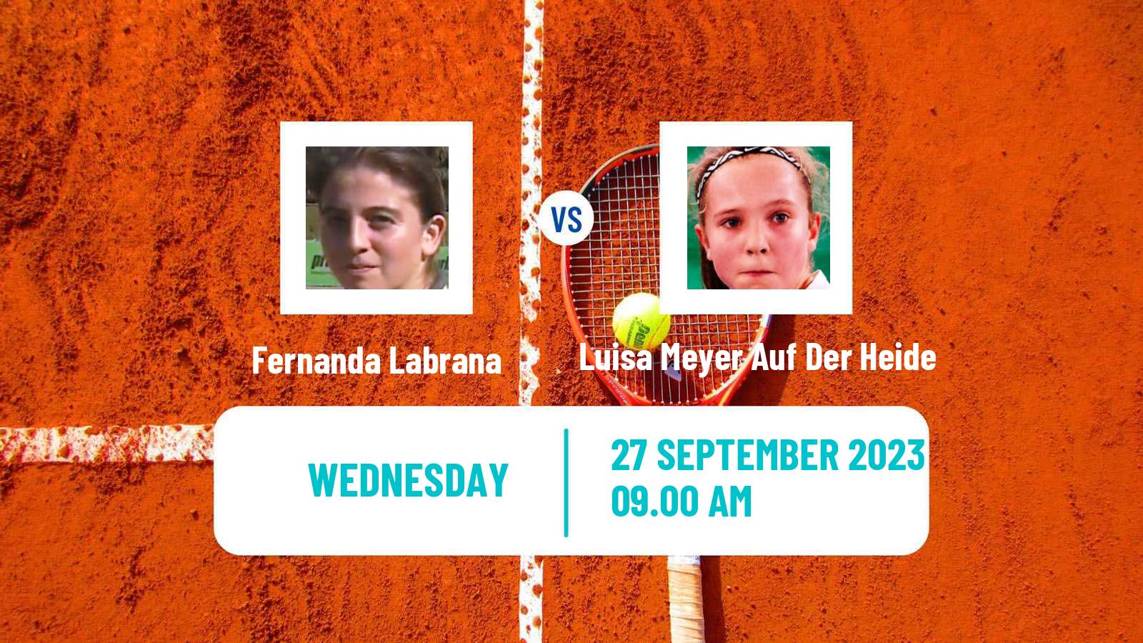 Tennis ITF W25 Lujan Women Fernanda Labrana - Luisa Meyer Auf Der Heide
