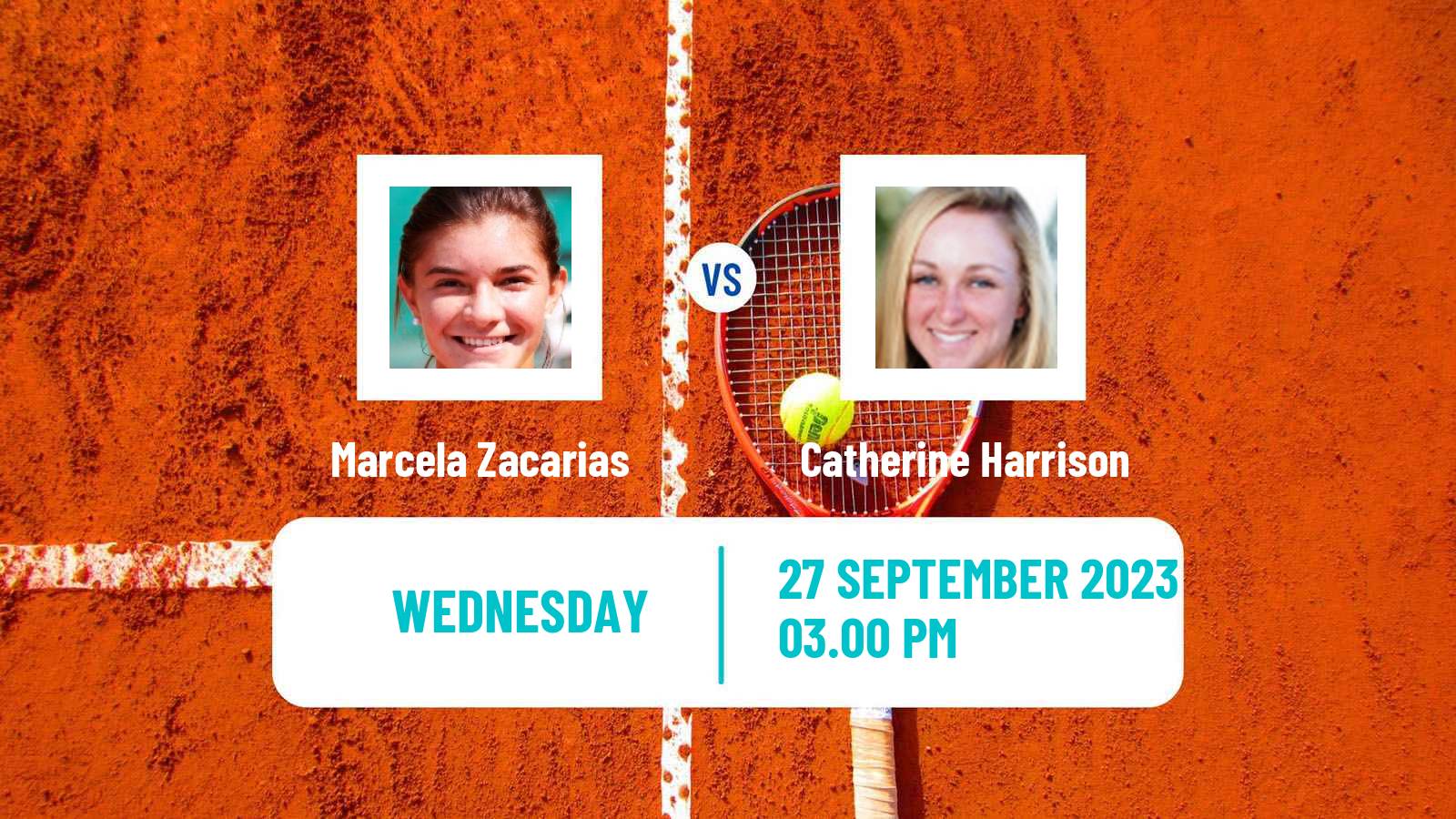 Tennis ITF W60 Templeton Ca Women Marcela Zacarias - Catherine Harrison
