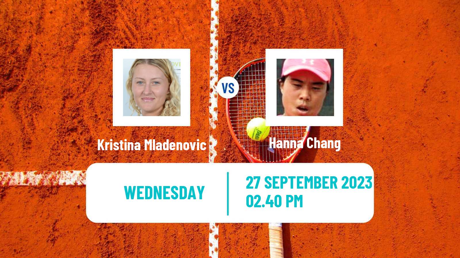 Tennis ITF W60 Templeton Ca Women Kristina Mladenovic - Hanna Chang