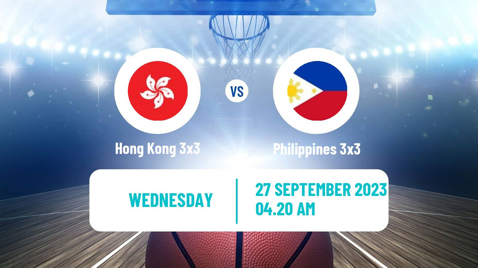 Basketball Asian Games Basketball 3x3 Hong Kong 3x3 - Philippines 3x3