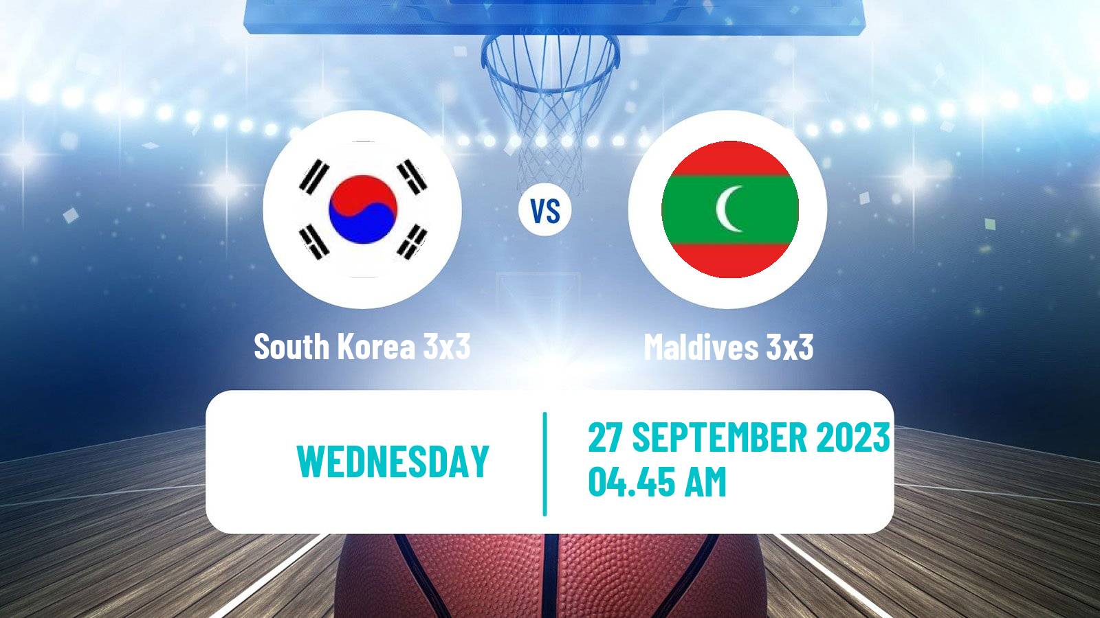 Basketball Asian Games Basketball 3x3 South Korea 3x3 - Maldives 3x3