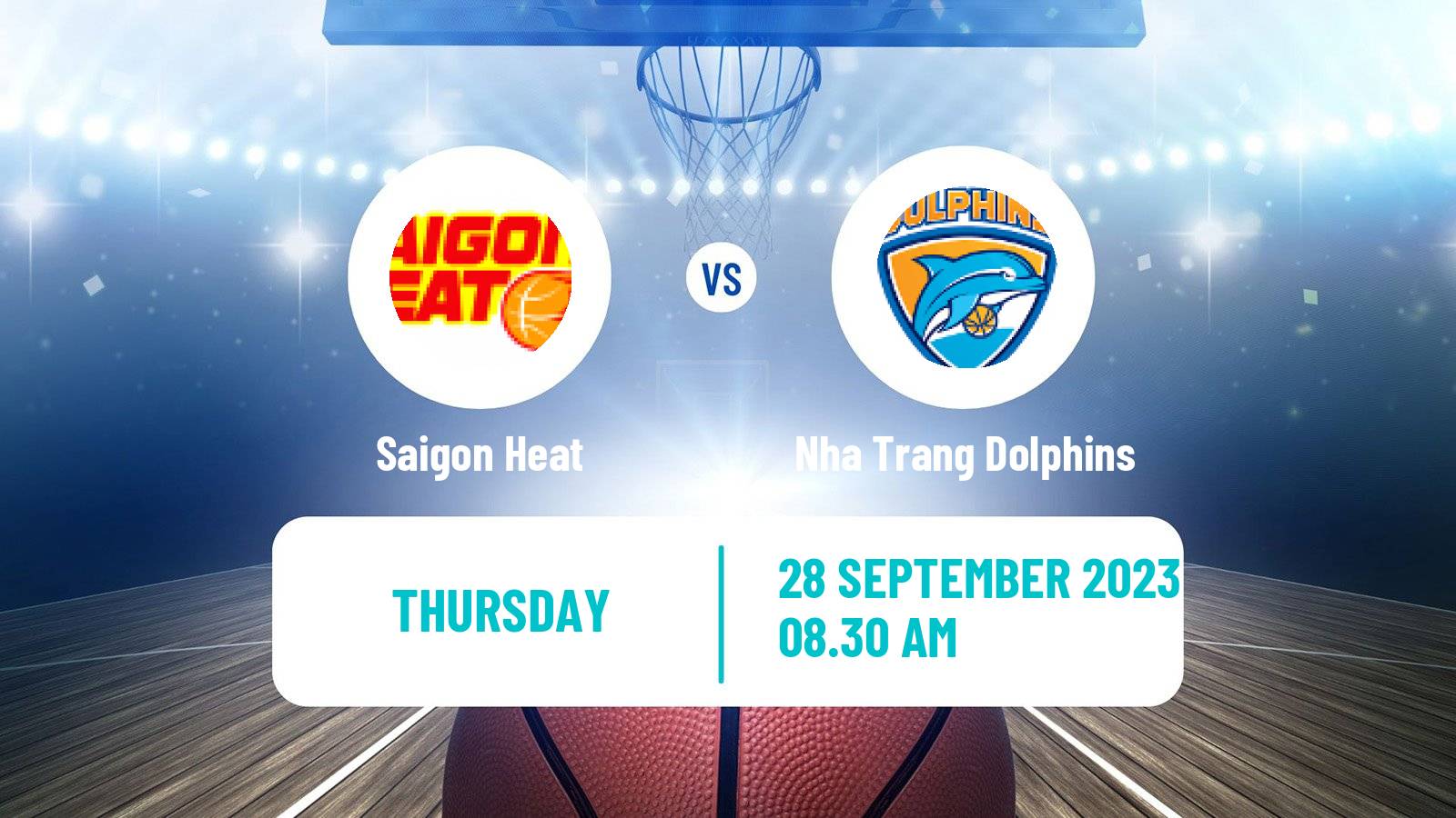 Basketball Vietnamese VBA Saigon Heat - Nha Trang Dolphins
