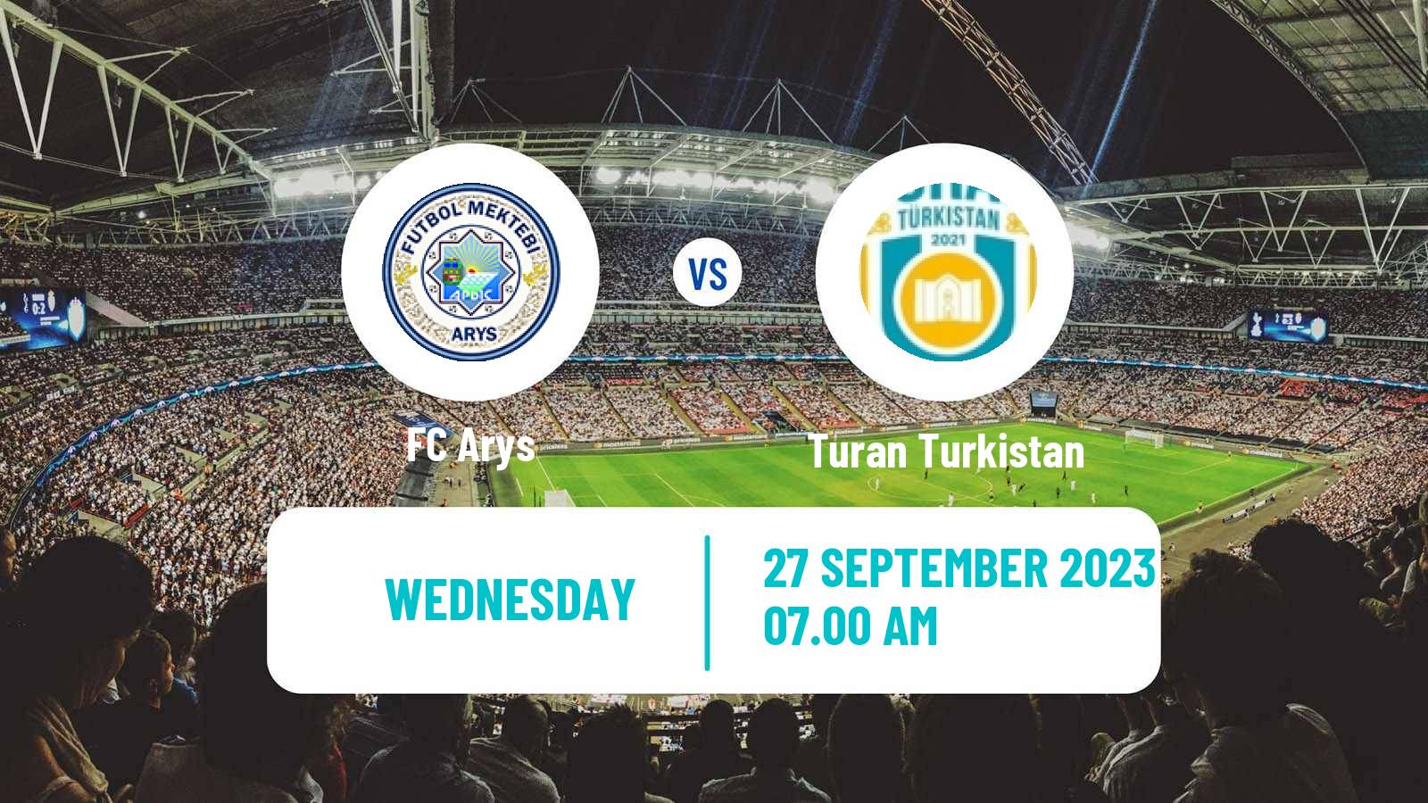 Soccer Kazakh First Division Arys - Turan Turkistan