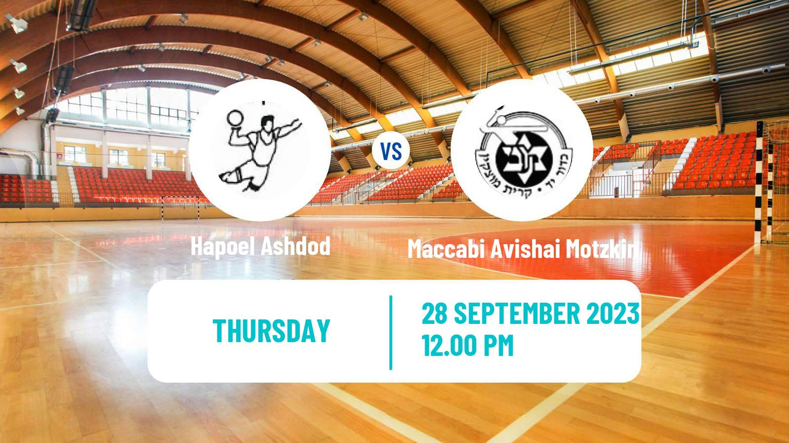 Handball Israeli Division 1 Handball Hapoel Ashdod - Maccabi Avishai Motzkin