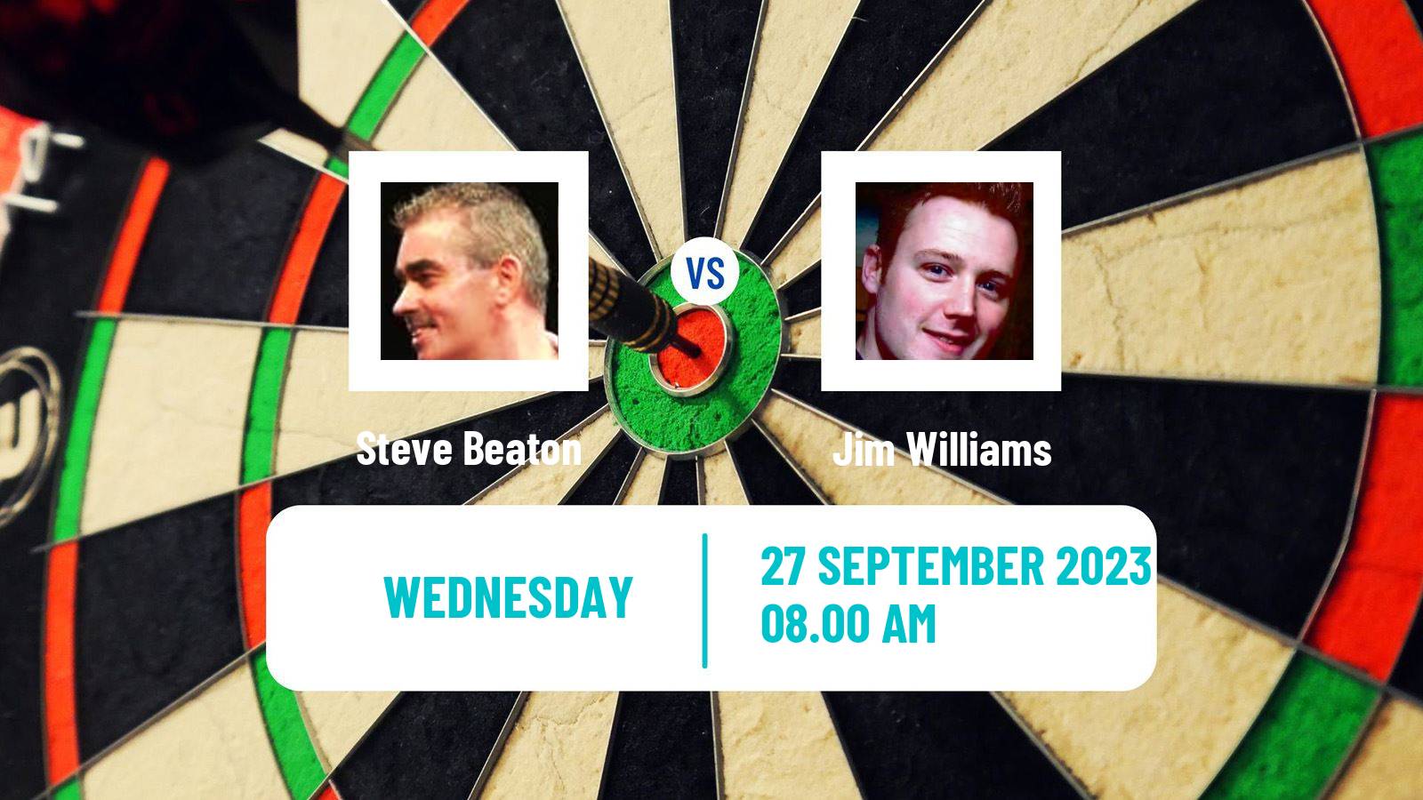 Darts Players Championship 22 2023 Steve Beaton - Jim Williams