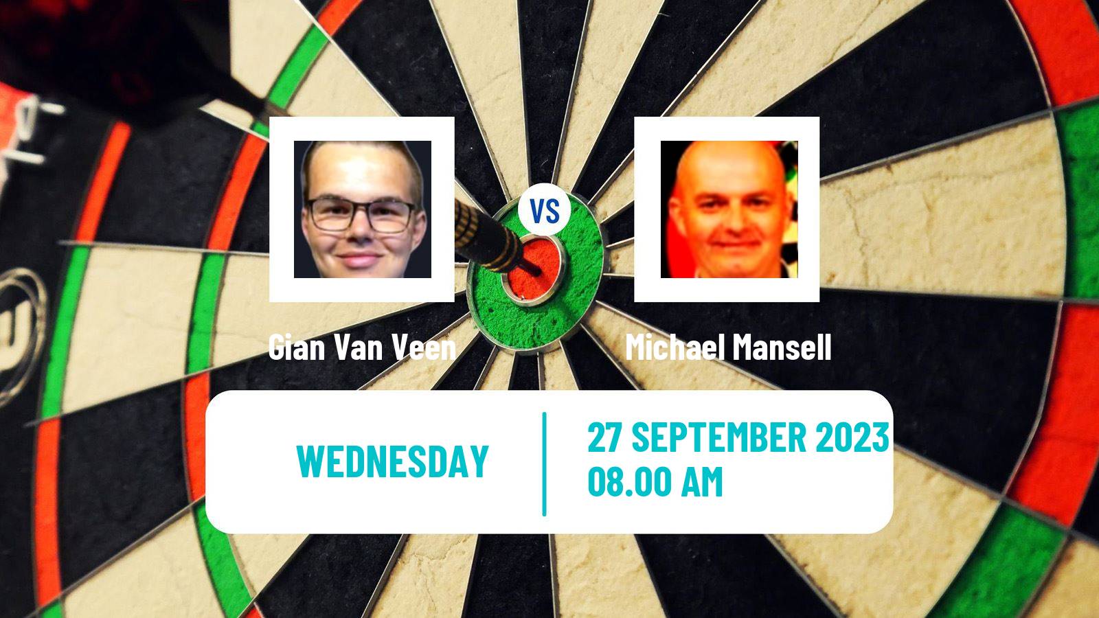 Darts Players Championship 22 2023 Gian Van Veen - Michael Mansell