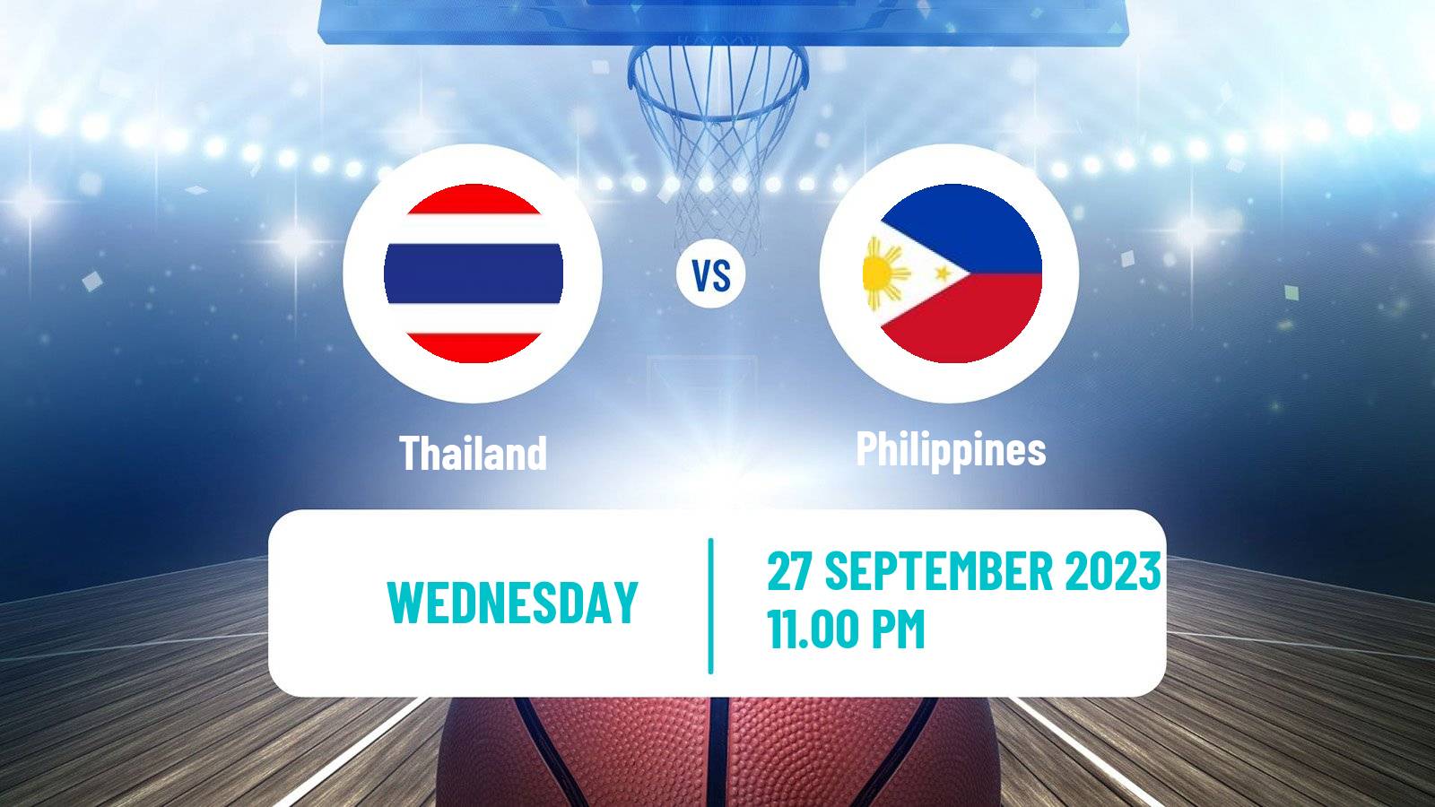 Basketball Asian Games Basketball Thailand - Philippines
