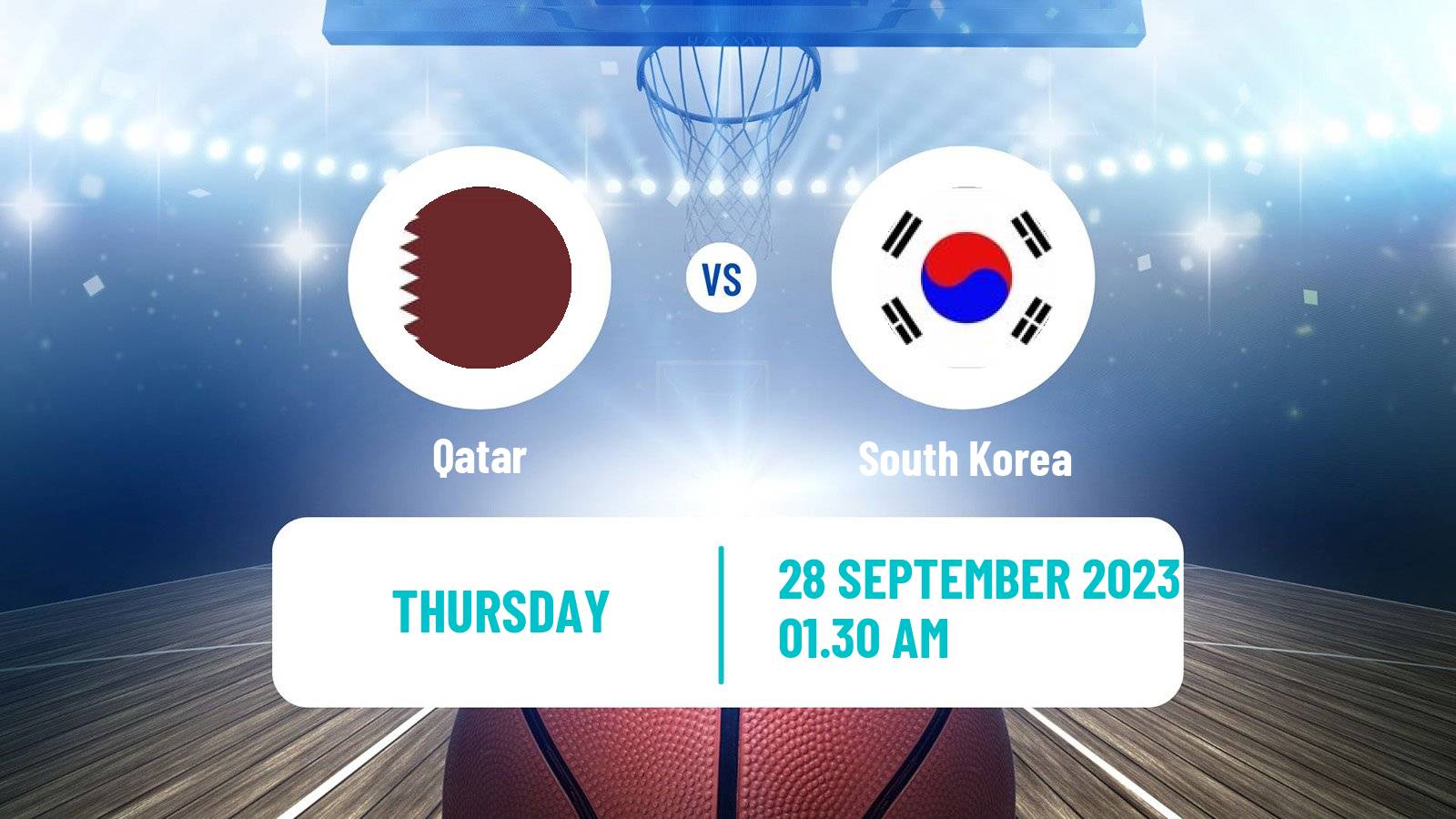 Basketball Asian Games Basketball Qatar - South Korea